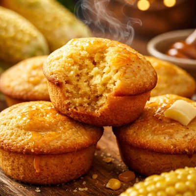Image of Sweet Cornbread Muffins