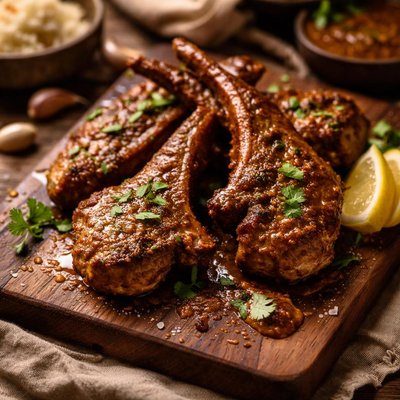 Image of Sweet Curried Lamb Chops