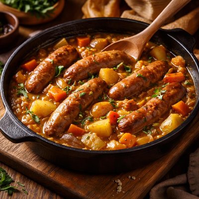 Image of Sweet Curried Sausages