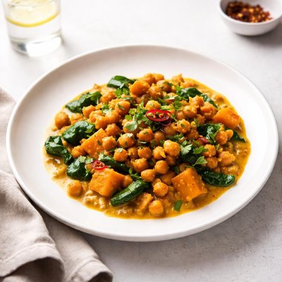 Image of Sweet Curry Chickpea Casserole