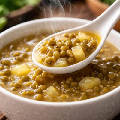 Image of Sweet Green Mung Bean Soup