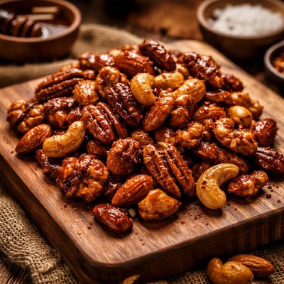 Image of Sweet Hot Glazed Nuts
