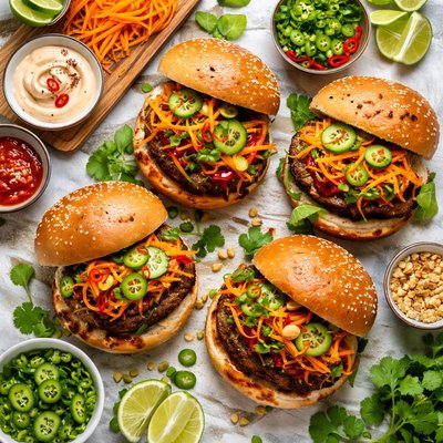 Image of Sweet Hot Thai Burgers