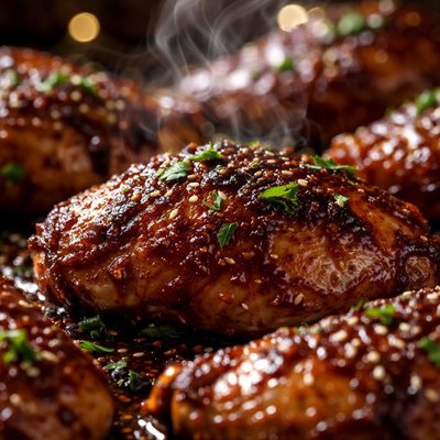 Image of Sweet N Smoky Oven Bbq Chicken