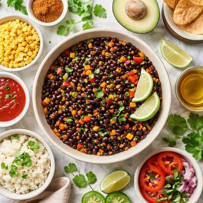 Image of Sweet N Spicy Black Beans