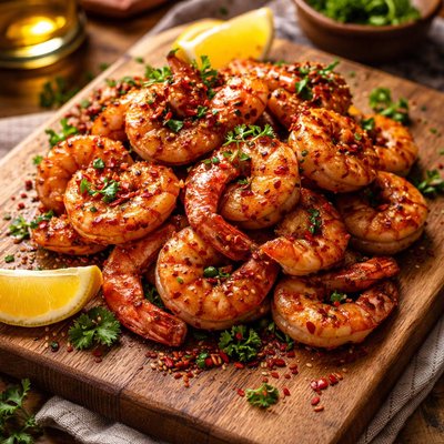 Image of Sweet N Spicy Marinated Shrimp