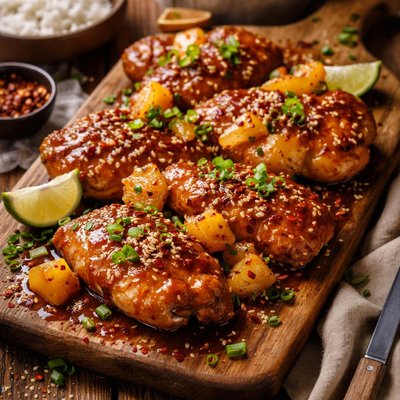 Image of Sweet N Spicy Pineapple Chicken
