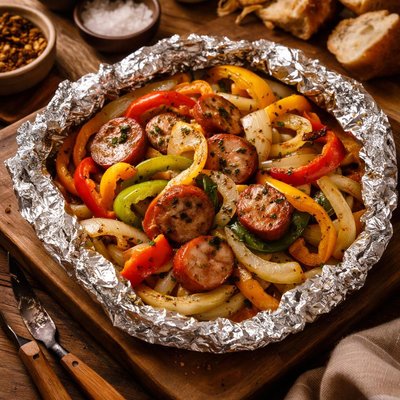 Image of Sweet Onion and Pepper Grill Packet