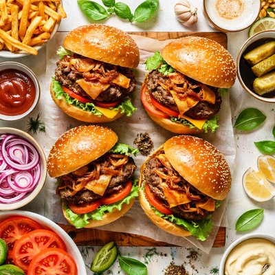 Image of Sweet Onion Burgers