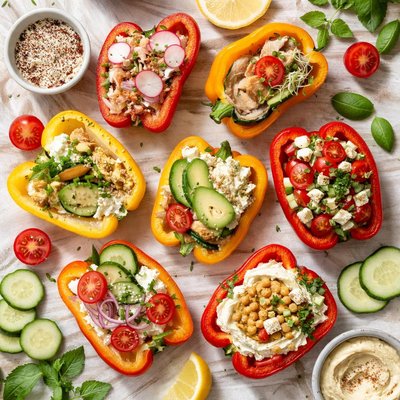 Image of Sweet Pepper Sandwiches