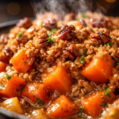 Image of Sweet Potato and Carrot Crumble