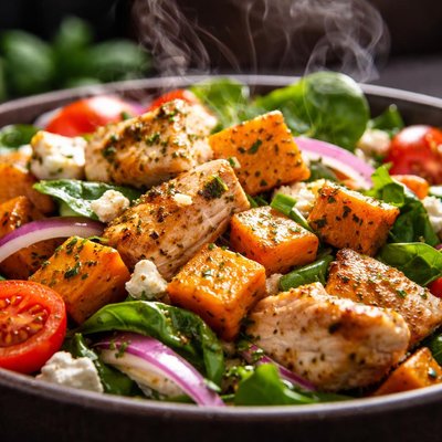 Image of Sweet Potato and Chicken Salad