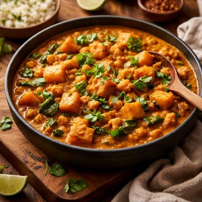 Image of Sweet Potato and Chickpea Curry