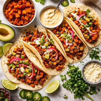 Image of Sweet Potato and Chorizo Tacos