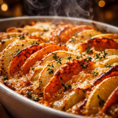 Image of Sweet Potato and Ontario Apple Gratin
