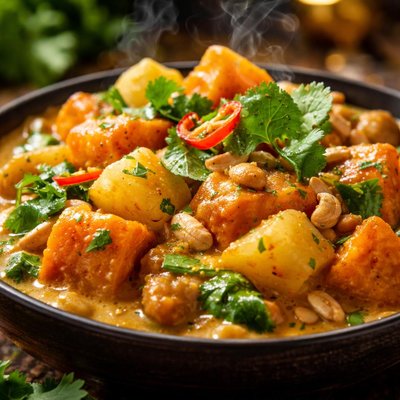 Image of Sweet Potato and Pineapple Korma