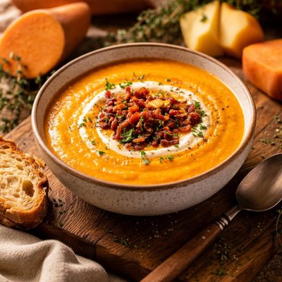 Image of Sweet Potato and Rutabaga Bisque