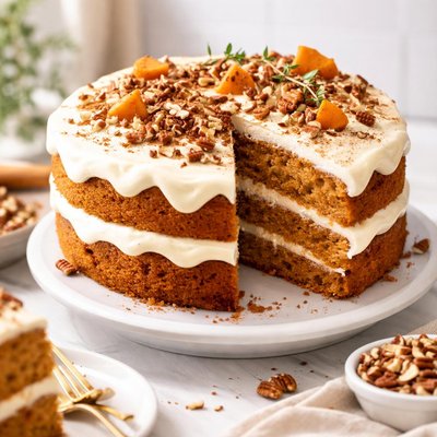 Image of Sweet Potato Cake with Cream Cheese Icing