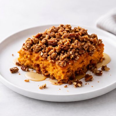 Image of Sweet Potato Casserole with Gingersnap Streusel