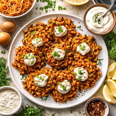 Image of Sweet Potato Latkes Pancakes