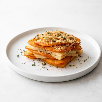Image of Sweet Potato Parsnip Gratin
