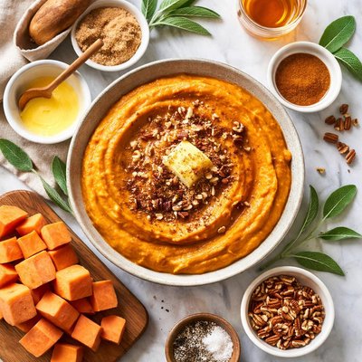 Image of Sweet Potato Puree with Brown Sugar and Sherry