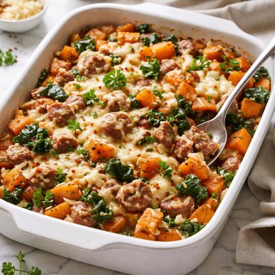 Image of Sweet Potato Sausage Casserole