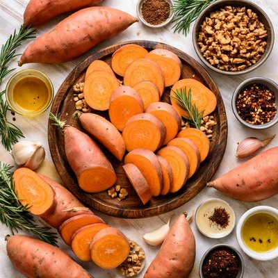 Image of Sweet Potatoes and Black Walnuts