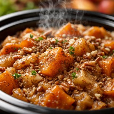 Image of Sweet Potatoes with Applesauce Crock Pot