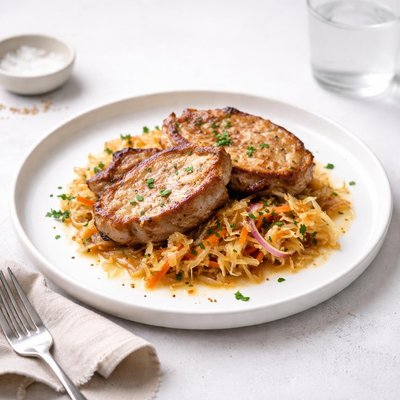 Image of Sweet Sour Kraut and Chops