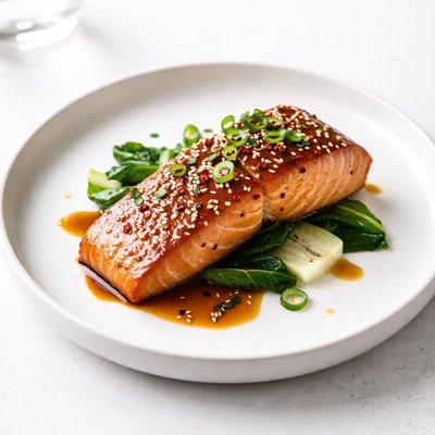 Image of Sweet Spicy Glazed Salmon