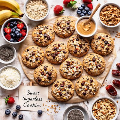 Image of Sweet Sugarless Cookies