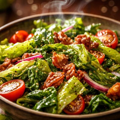 Image of Sweet Wilted Lettuce Salad