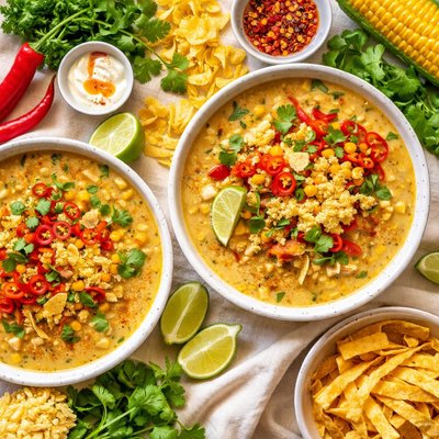 Image of Sweetcorn and Chili Soup