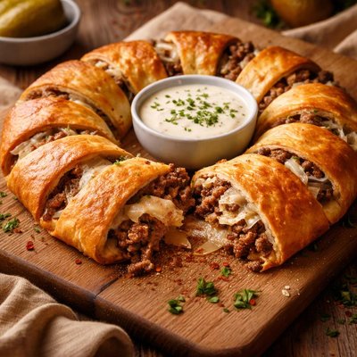 Image of Swiss Beef Crescent Ring