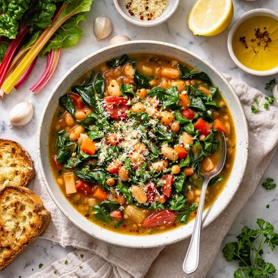 Image of Swiss Chard and Bean Soup
