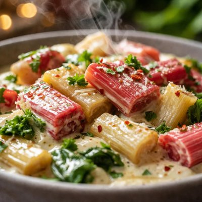 Image of Swiss Chard Ribs in Cream Sauce