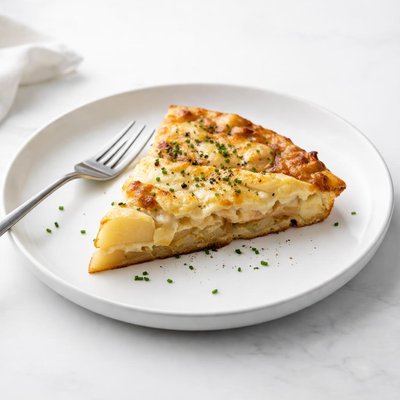 Image of Swiss Cheese Frittata with Potatoes and Caramelized Onions