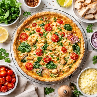 Image of Swiss Chicken Quiche