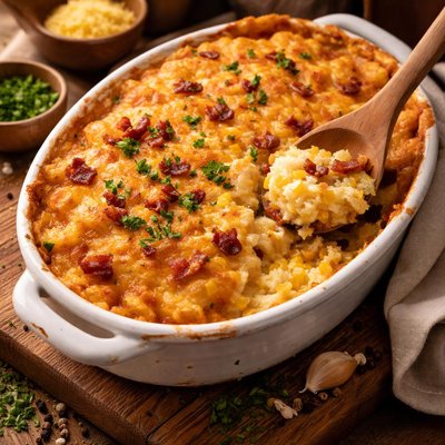 Image of Swiss Cornmeal Casserole