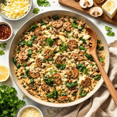 Image of Swiss Mushroom Orzo