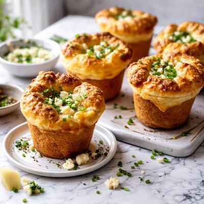 Image of Swiss Roquefort Popovers