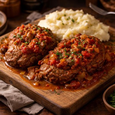Image of Swiss Steak for Two Crock Pot