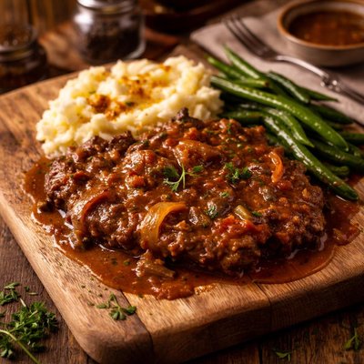 Image of Swiss Steak with Brown Gravy