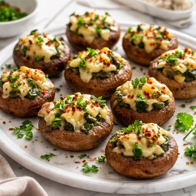 Image of Swiss Stuffed Mushrooms