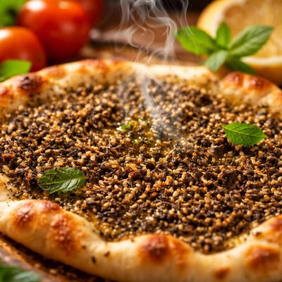 Image of Syrian Manoushi Bread