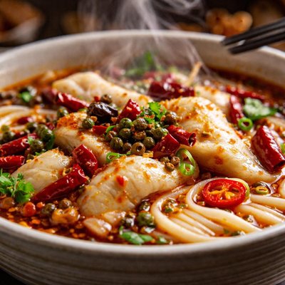 Image of Szechuan Fish Noodles