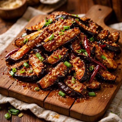 Image of Szechuan Fried Eggplant