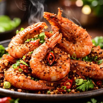 Image of Szechuan Pepper Salt Prawns