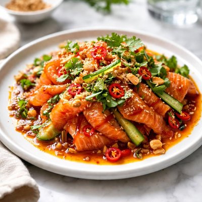 Image of Szechuan Style Smoked Salmon